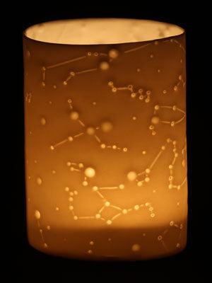 Constellation Tealight handmade porcelain holder by stefstorey £15