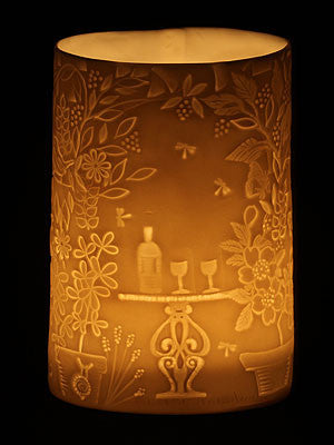 charming porcelain tealight holder handmade by stef storey £15